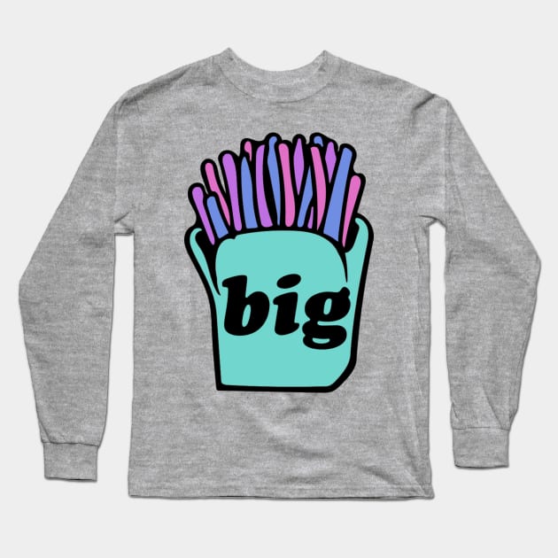 Clean Big Fry Long Sleeve T-Shirt by AdventureFinder